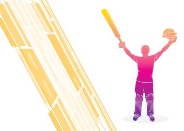 kriket oyuncusu büyük çekim isabet