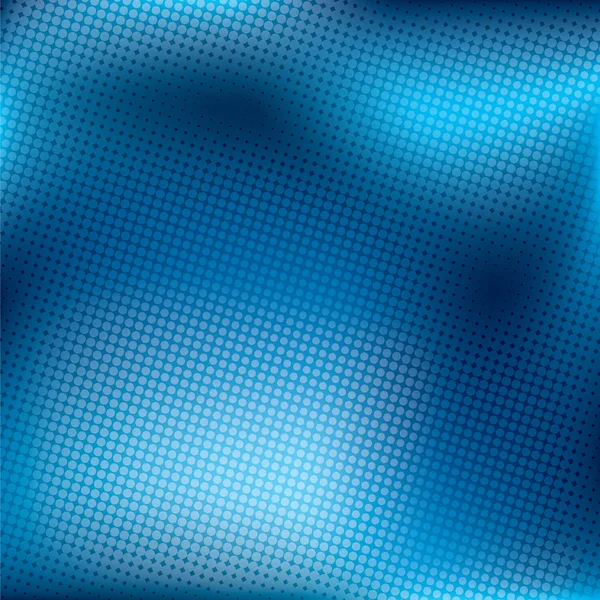 Diseño creativo de patrón de medio tono de color azul — Vector de stock
