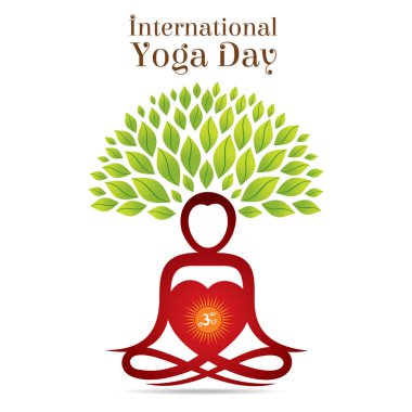 uluslararası yoga günü afiş tasarımı