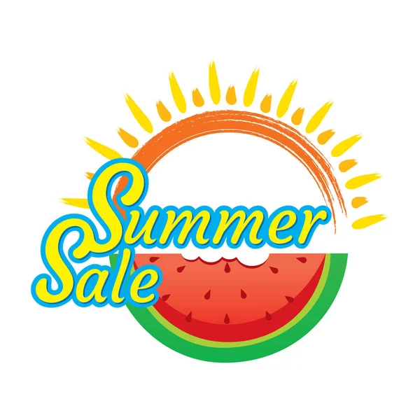 Дизайн баннера Hot Summer Sale — стоковый вектор