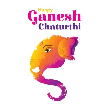 yaratıcı gok Chaturthi Festival poster tasarım