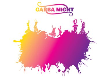 Mutlu Navratri Festivali Afiş Tasarım