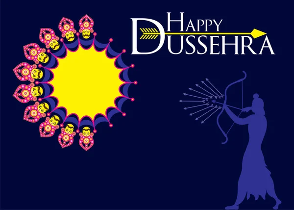 mutlu dussehra Festivali afiş tasarım
