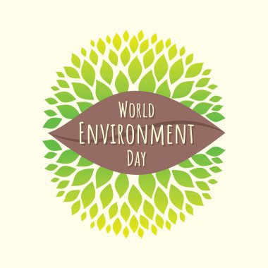 Dünya çevresi gündüz pankartı tasarımının yaratıcı vektör illüstrasyonu