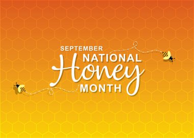 Ulusal bal ayı poster tasarımının vektör çizimi