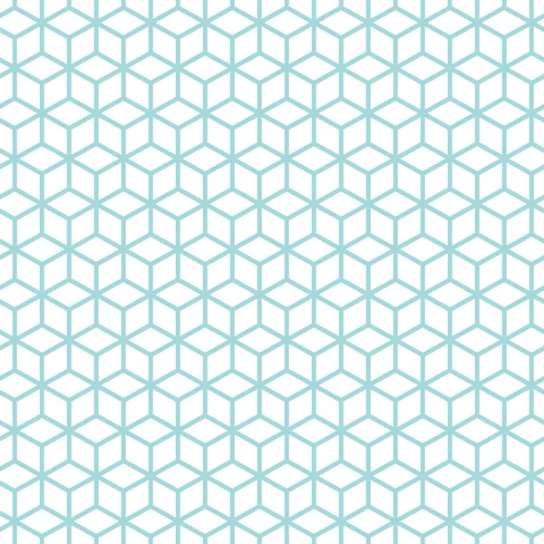 Dikişsiz desen soyut küpler mavi ve beyaz