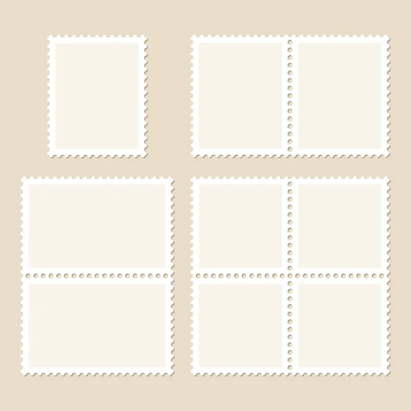 Set Different Beige Sticky Notes Shadow Stock Vector (Royalty Free)  1418750783