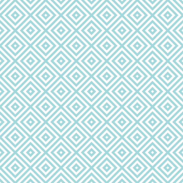 Seamless Pattern Diagonal Squares Blue And White
