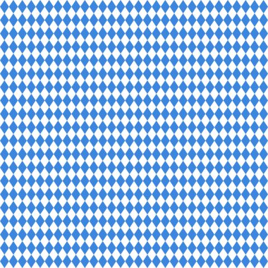 Dikişsiz büyük düz elmas desen Oktoberfest mavi ve beyaz