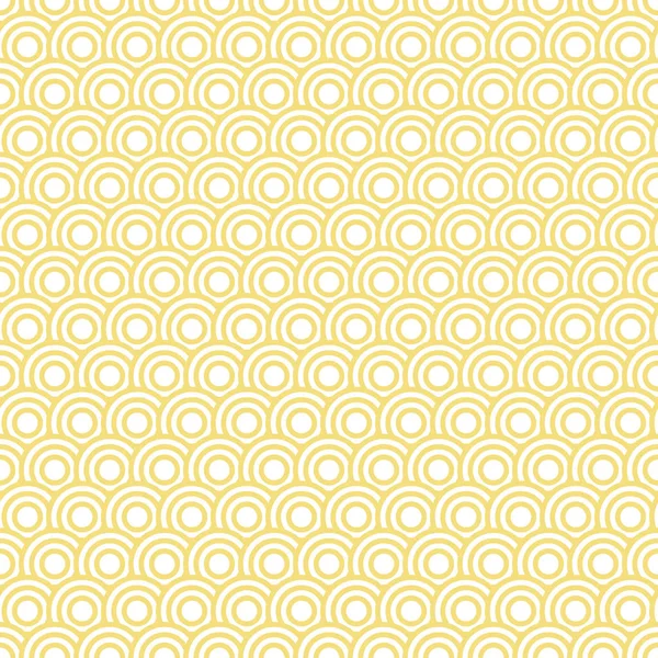 Modèle Sans Couture Abstrait Diagonale Cercles Graphiques Jaune — Image vectorielle