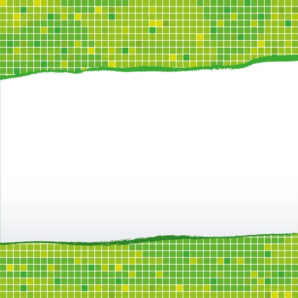 Sur fond de tuiles vertes en blanc avec espace de copie . — Image vectorielle