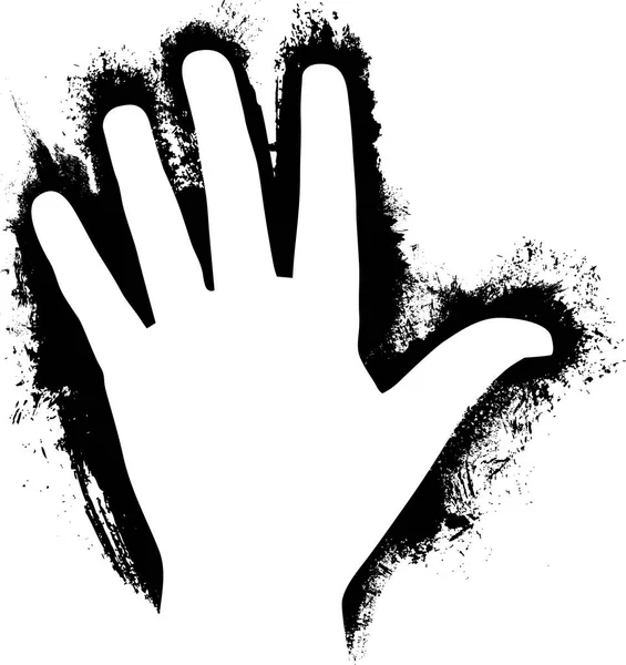 El izini tarih öncesi tarzda boyayın. Siyah beyaz.