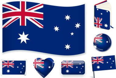 Afganistan bayrağı dalga, kitap, daire, pin, düğme, kalp ve Sticker.