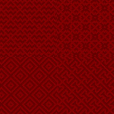 Dört kesintisiz düzenli geometrik arka plandan oluşan grup.