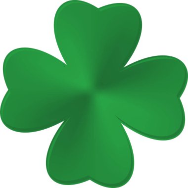 Yeşil Yonca Shamrock. İrlanda Aziz Patrick Günü.