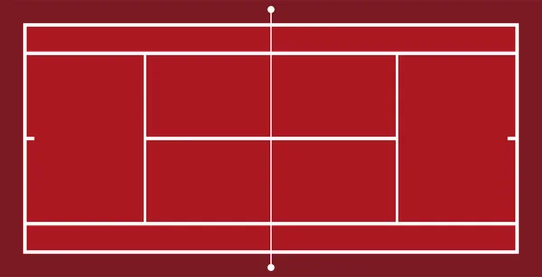 Tenis sahasının önü. Geometrik ve düz.