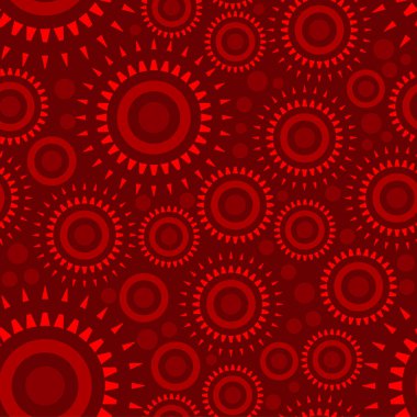 Geometrik tarzda dikişsiz kabile arka plan. Karo.