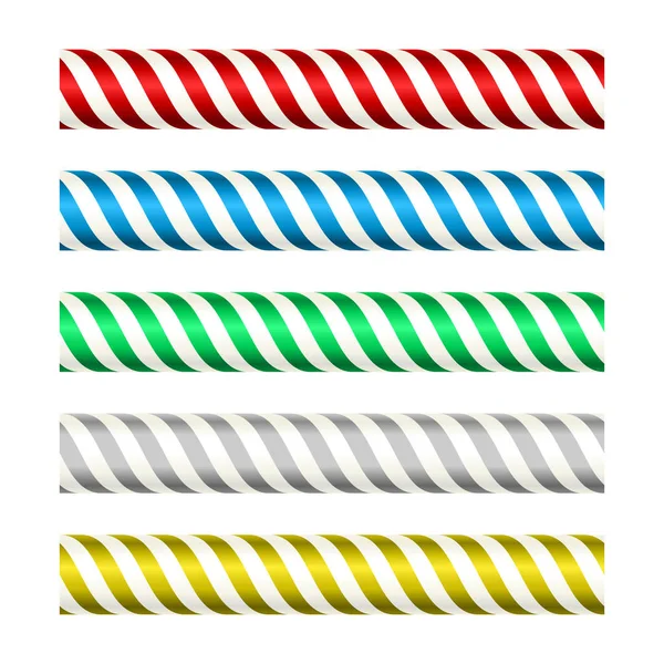 Birkaç parlak renkte dikişsiz metalik soyulmuş çubuklar.