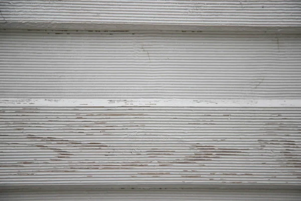 White aged and fluted boards texture — Stock Photo, Image