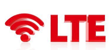 Lte Teknoloji Sembolü - İllüstrasyon