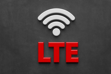 Lte Teknoloji Sembolü - İllüstrasyon