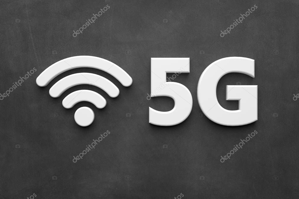 5G Technology Symbol - Illustration