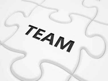 bulmaca da iş sembolü - İllüstrasyon