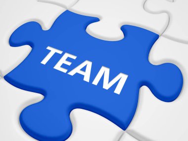 bulmaca da iş sembolü - İllüstrasyon