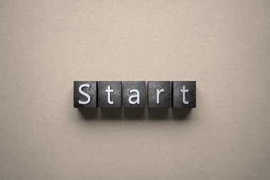 metal damga üzerinde iş yazı tipi - İllüstrasyon