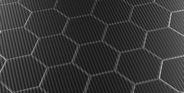 siyah karbon fiber yapısı - İllüstrasyon