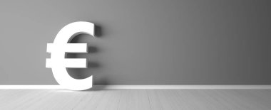 3d euro sembol oluşturma - İllüstrasyon