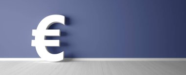 3d euro sembol oluşturma - İllüstrasyon
