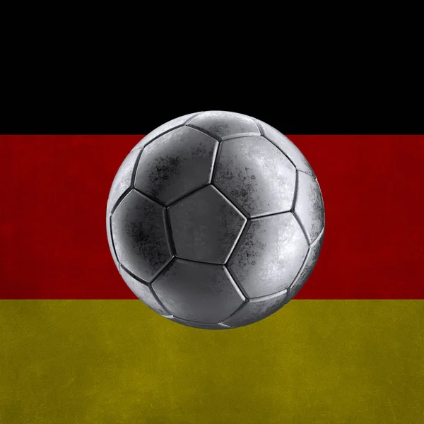 Абстрактный Футбольный Мяч Иллюстрация — стоковое фото