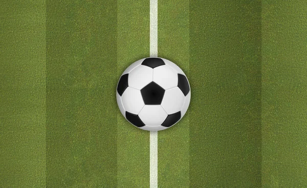 Soccer Ball Field Illustration — Stock Photo, Image