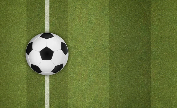 Soccer Ball Field Illustration — Stock Photo, Image