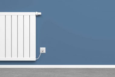 Boş Odada Elektrikli Radyatör - İllüstrasyon