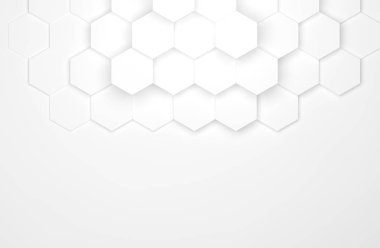 Soyut Altıgen Arka Plan - İllüstrasyon