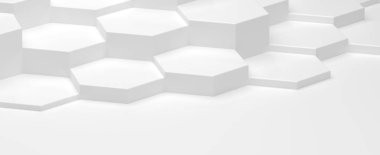 Soyut Altıgen Arka Plan - İllüstrasyon