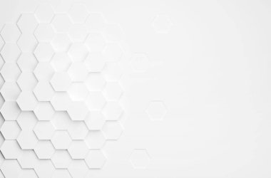 Soyut Altıgen Arka Plan - İllüstrasyon