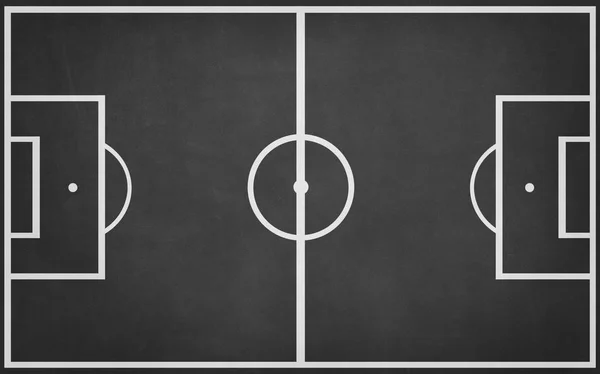 Soccer Ball Field Illustration — Stock Photo, Image