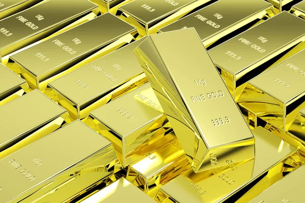 masada cilalı altın çubuklar - İllüstrasyon