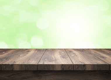 bulanık oda önünde boş masa üstü - İllüstrasyon