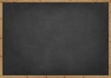 reklam alanı için boş tebeşir tahtası