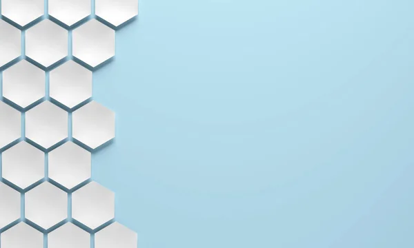 Padrão Hexagonal Com Estrutura Técnica Ilustração — Fotografia de Stock