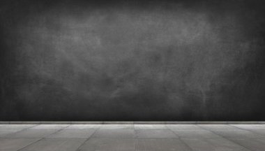 reklam alanı için boş tebeşir tahtası