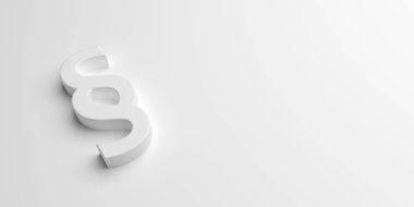 Arka planın önündeki Paragraf Sembolü