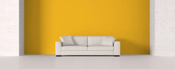 Modern Living Room Sofa Illustration — Stock Photo, Image