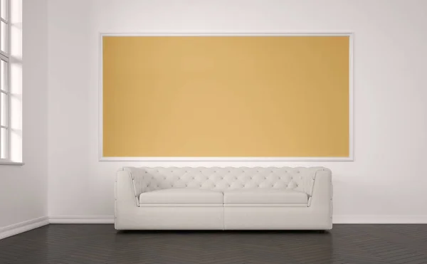 Modern Living Room Sofa Illustration — Stock Photo, Image