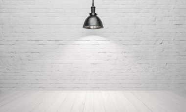 taş duvarlı rustik emty oda - İllüstrasyon