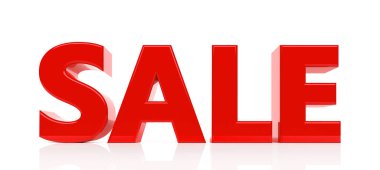 Arka plan önünde Satış - İllüstrasyon